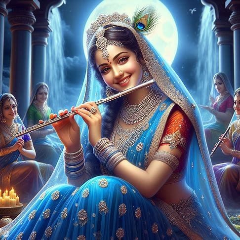 beautiful images of radha rani
