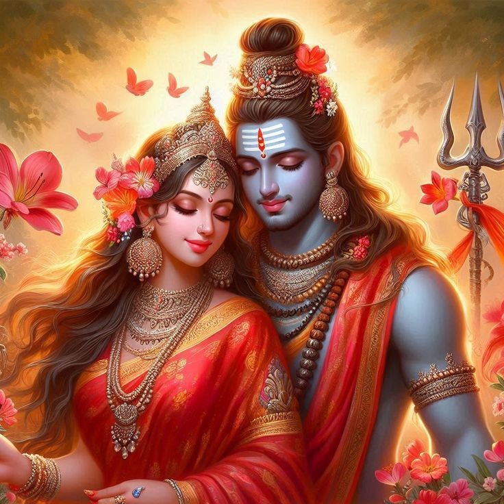 beautiful shiv parvati marriage photo