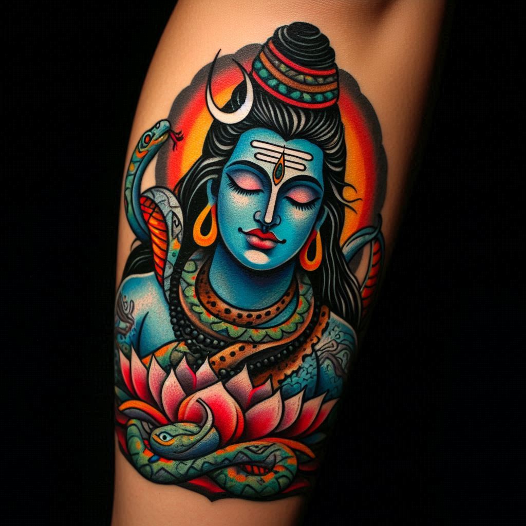 best lord shiva tattoo