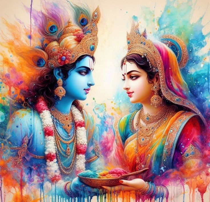 cute radha krishna dp for whatsapp