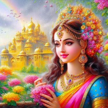 cute radha rani images