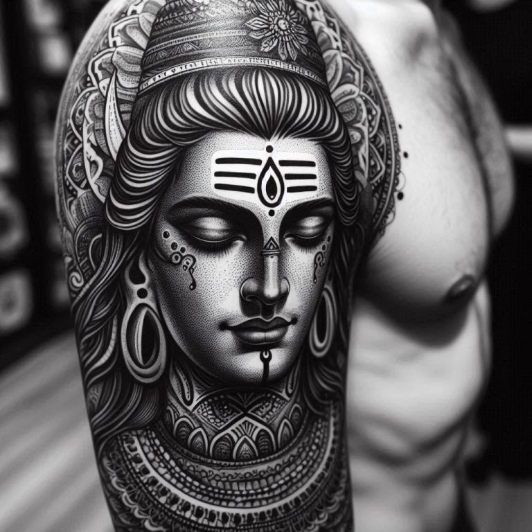forearm shiva tattoo