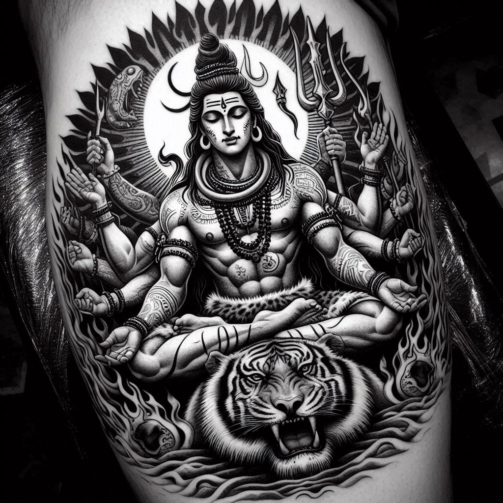 god shiva tattoo photos