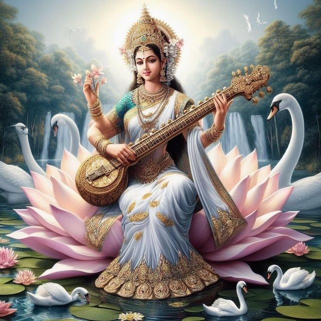 image of sarswati maa