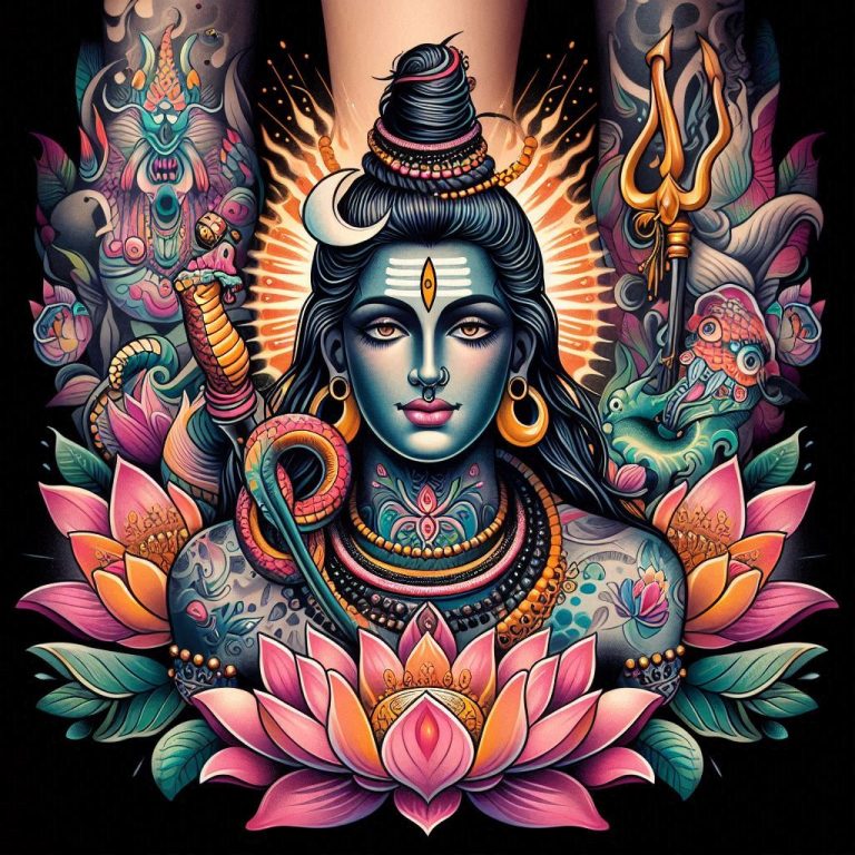 lord shiva tattoo designs