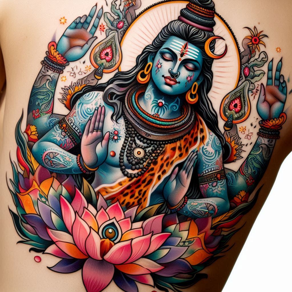 lord shiva tattoo images