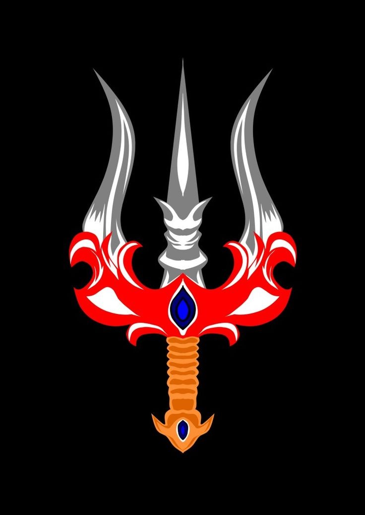 lord shiva trishul images