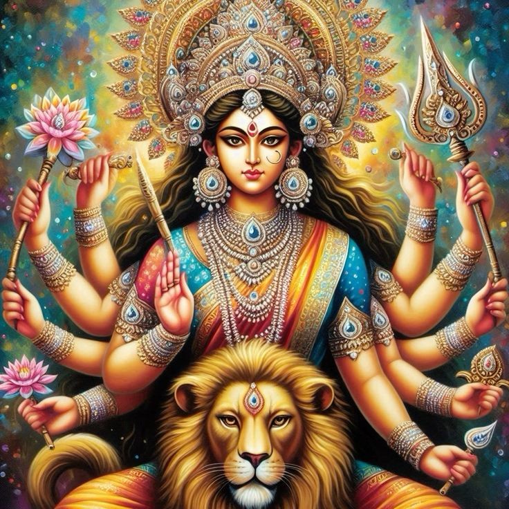 maa durga face dp