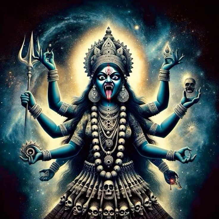maa kali face photo