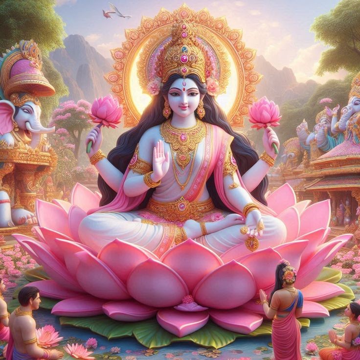 maa lakshmi aur kuber photo