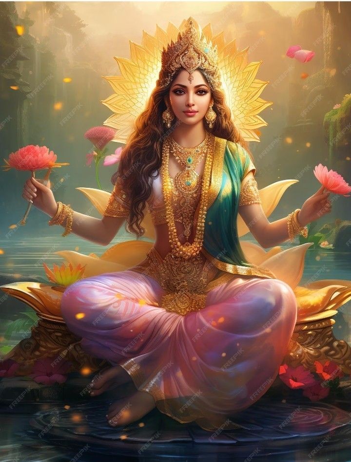 maa lakshmi ji ki photo hd