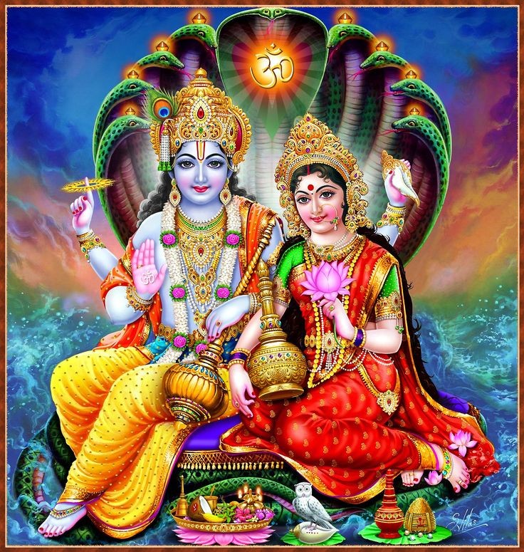 mata lakshmi vishnu ji ki photo