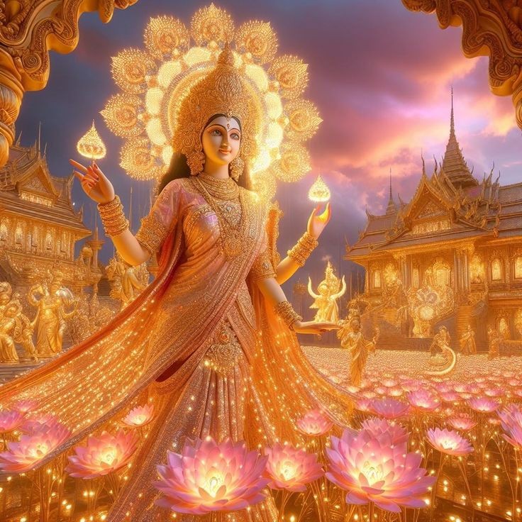 old maa lakshmi laying photo