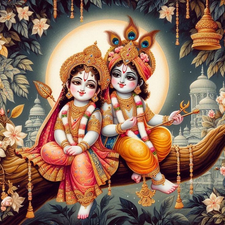 radha krishna cute images for dp