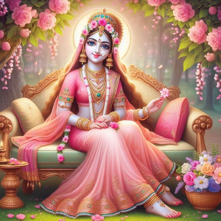 radha rani 4k images