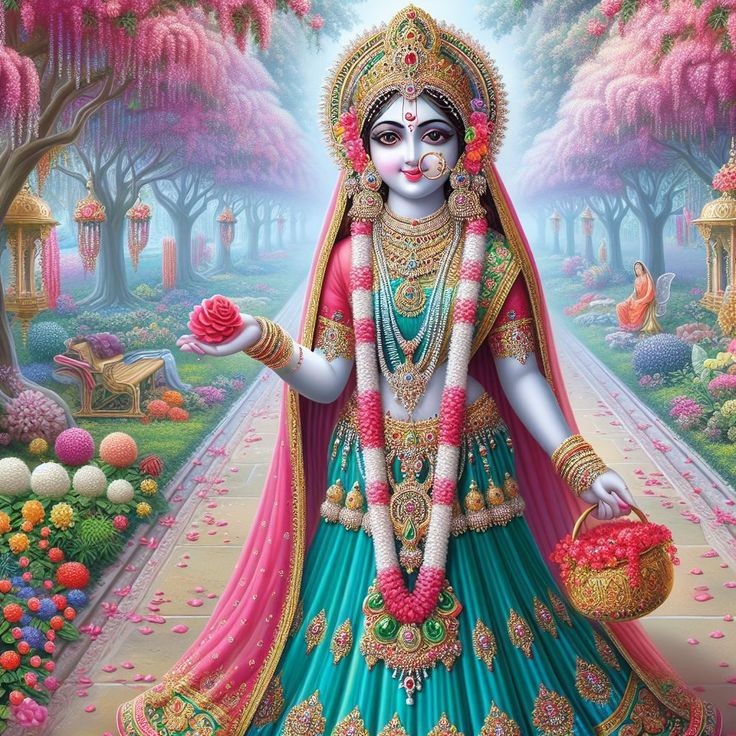 radha rani and krishna images