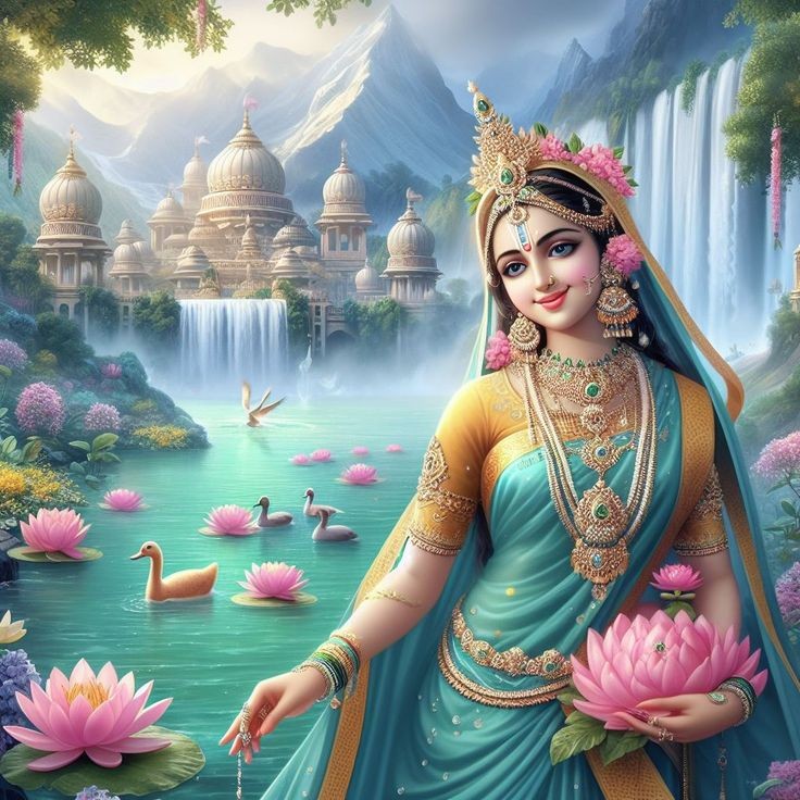 radha rani charan images