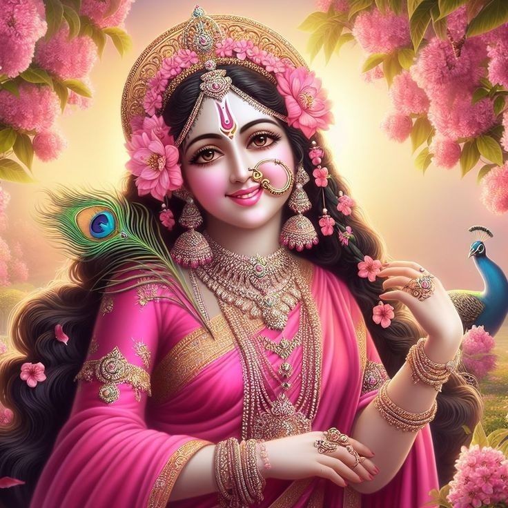 radha rani dress images