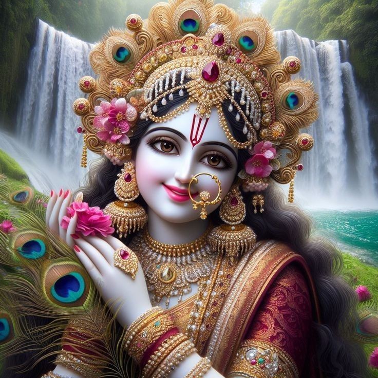radha rani good morning images