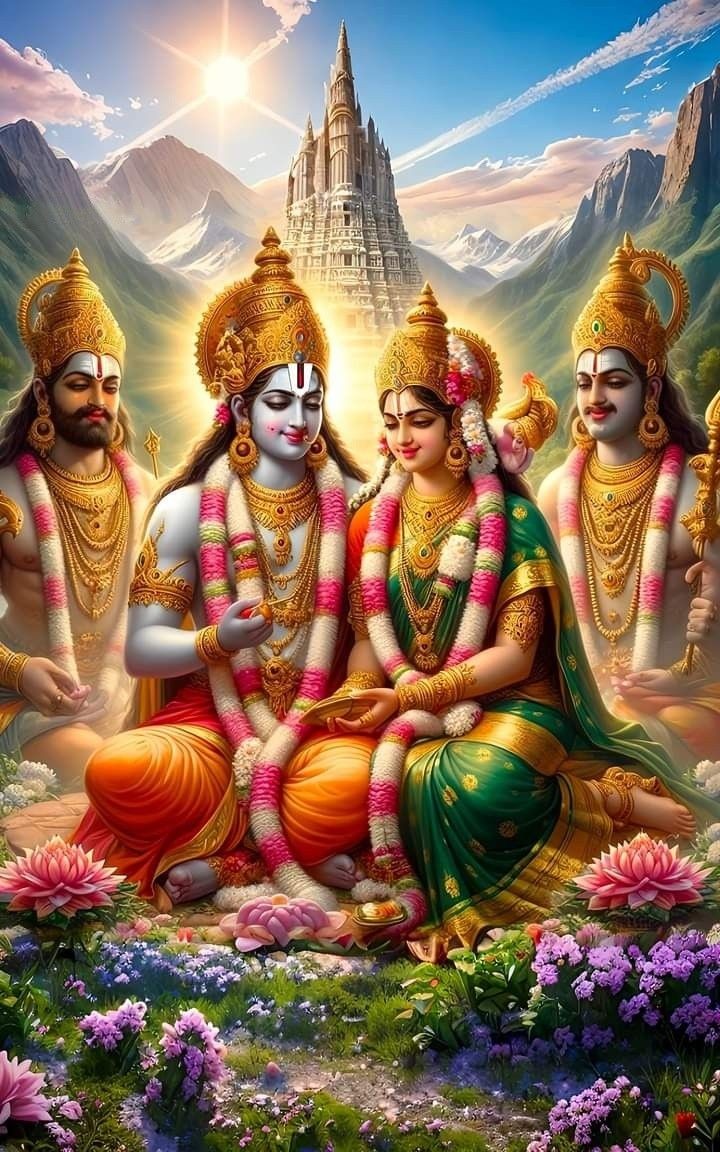 ram sita image drawing