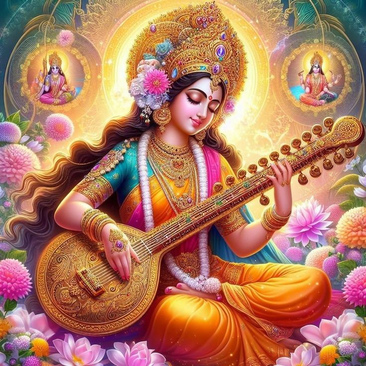 sarswati maa full hd image