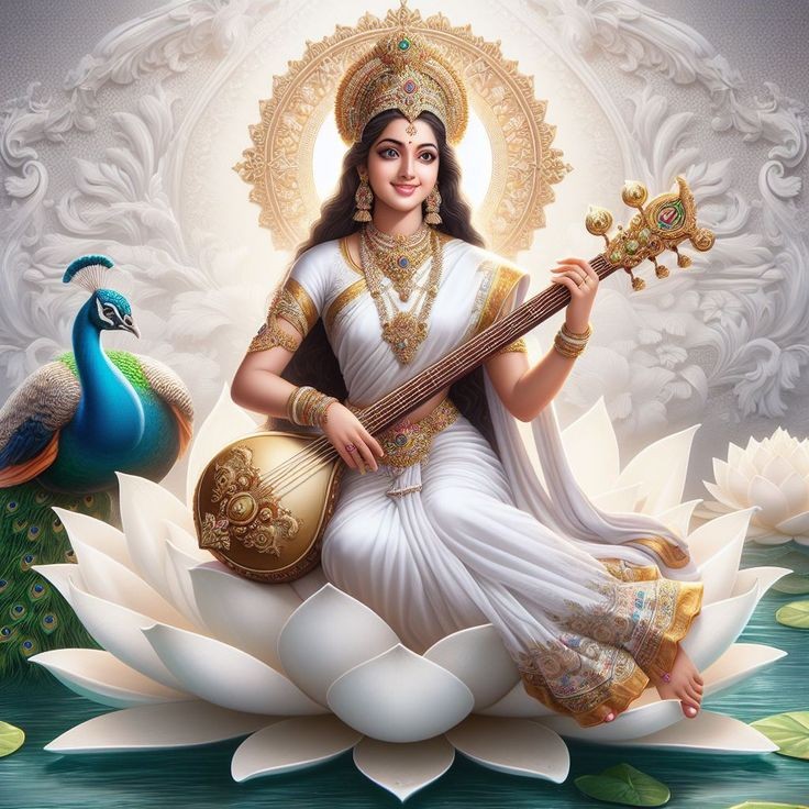 sarswati maa image basant panchami