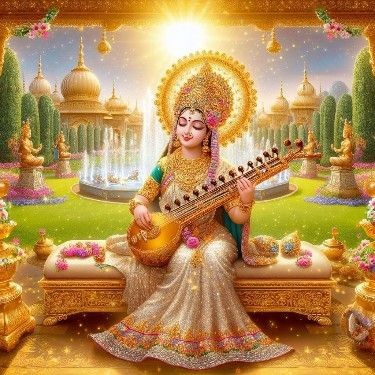 sarswati maa image hd png