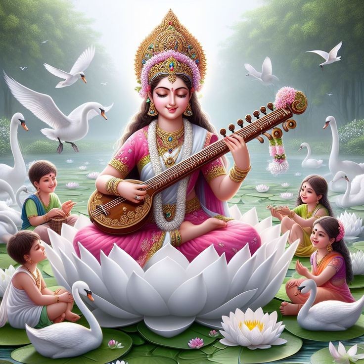 sarswati maa murti image