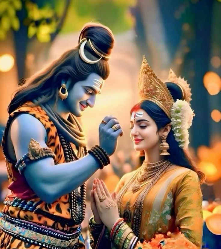 shiv ji and parvati ji photo