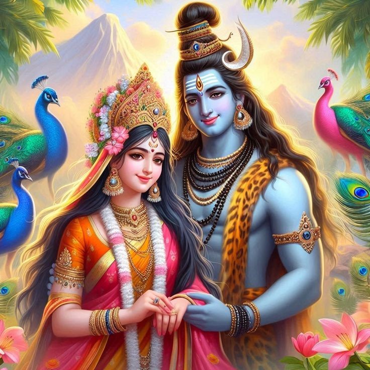 shiv parvati ganesh photo