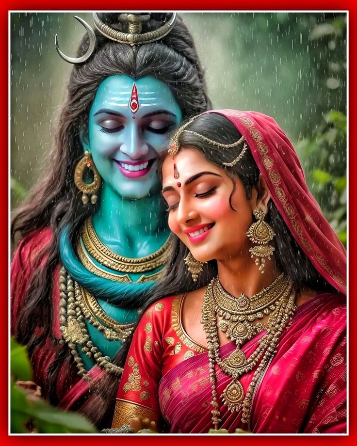 shiv parvati hd photo
