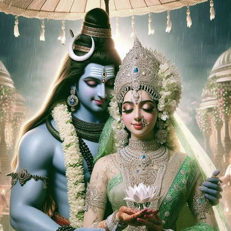 shiv parvati love image download