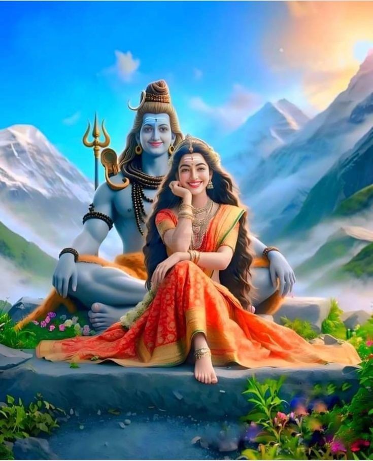 shiv parvati love images hd wallpapers