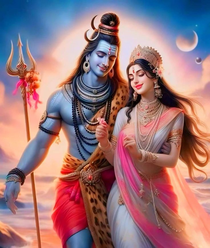 shiv parvati love images with quotes