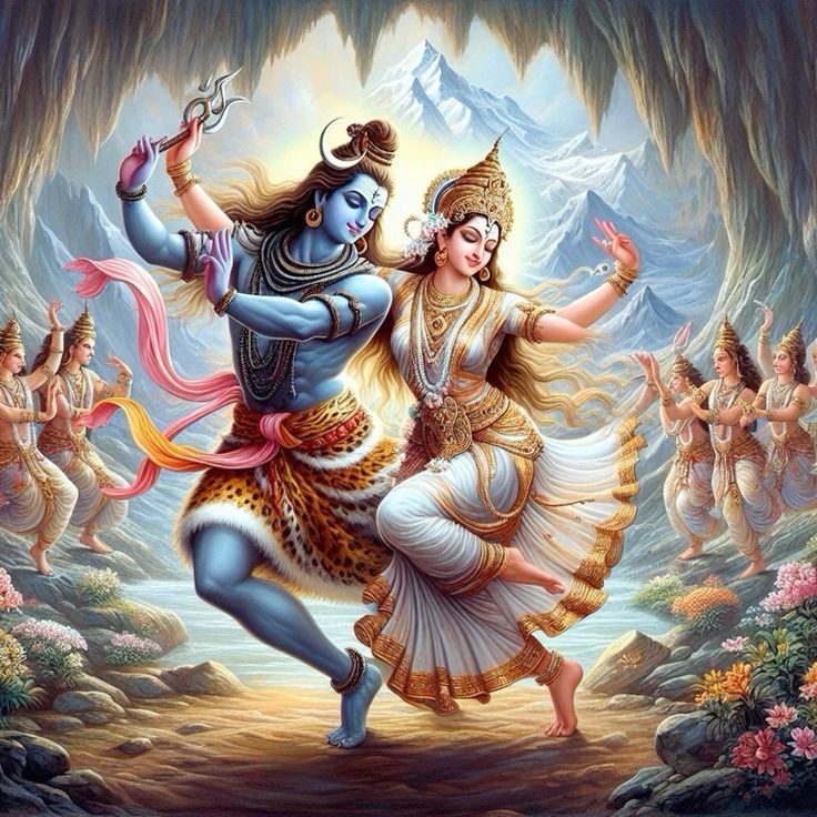 shiv parvati marriage images hd