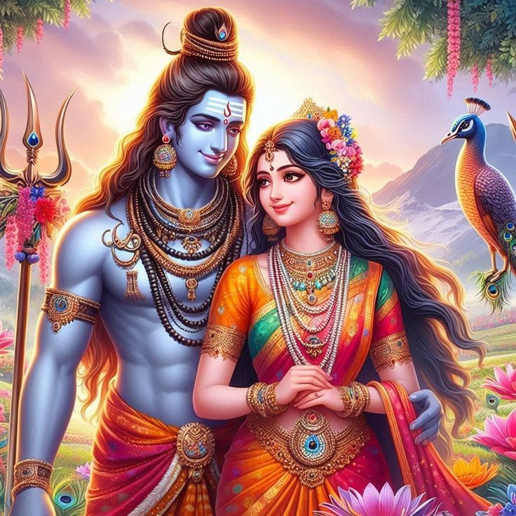 shiv parvati photo hd