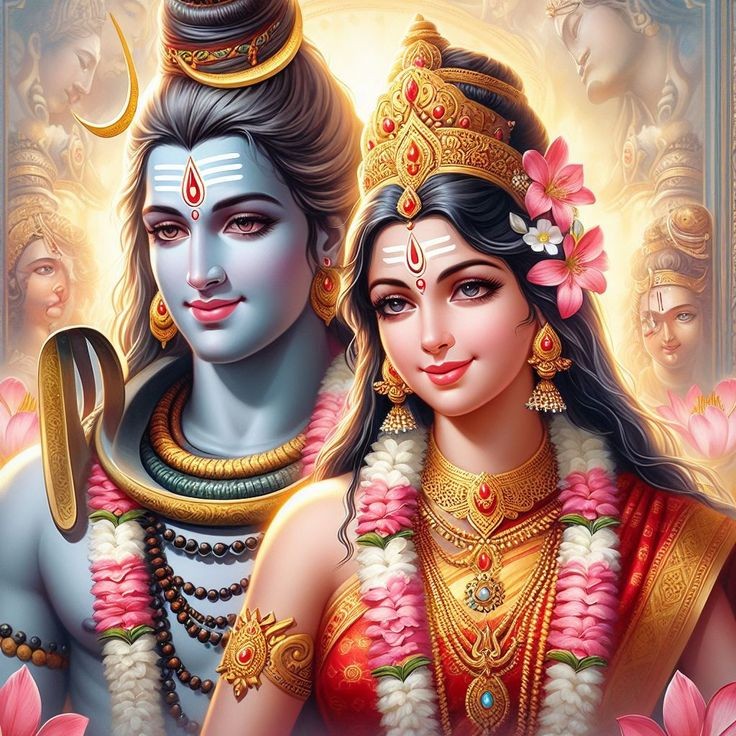 shiv parvati romantic images