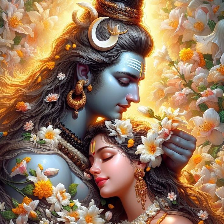 shiv parvati wedding image