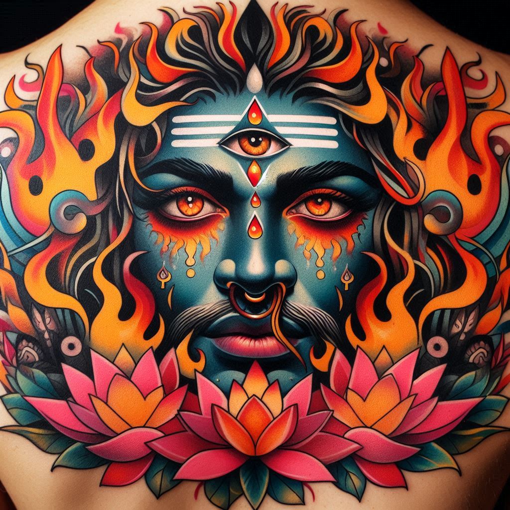shiva name tattoo