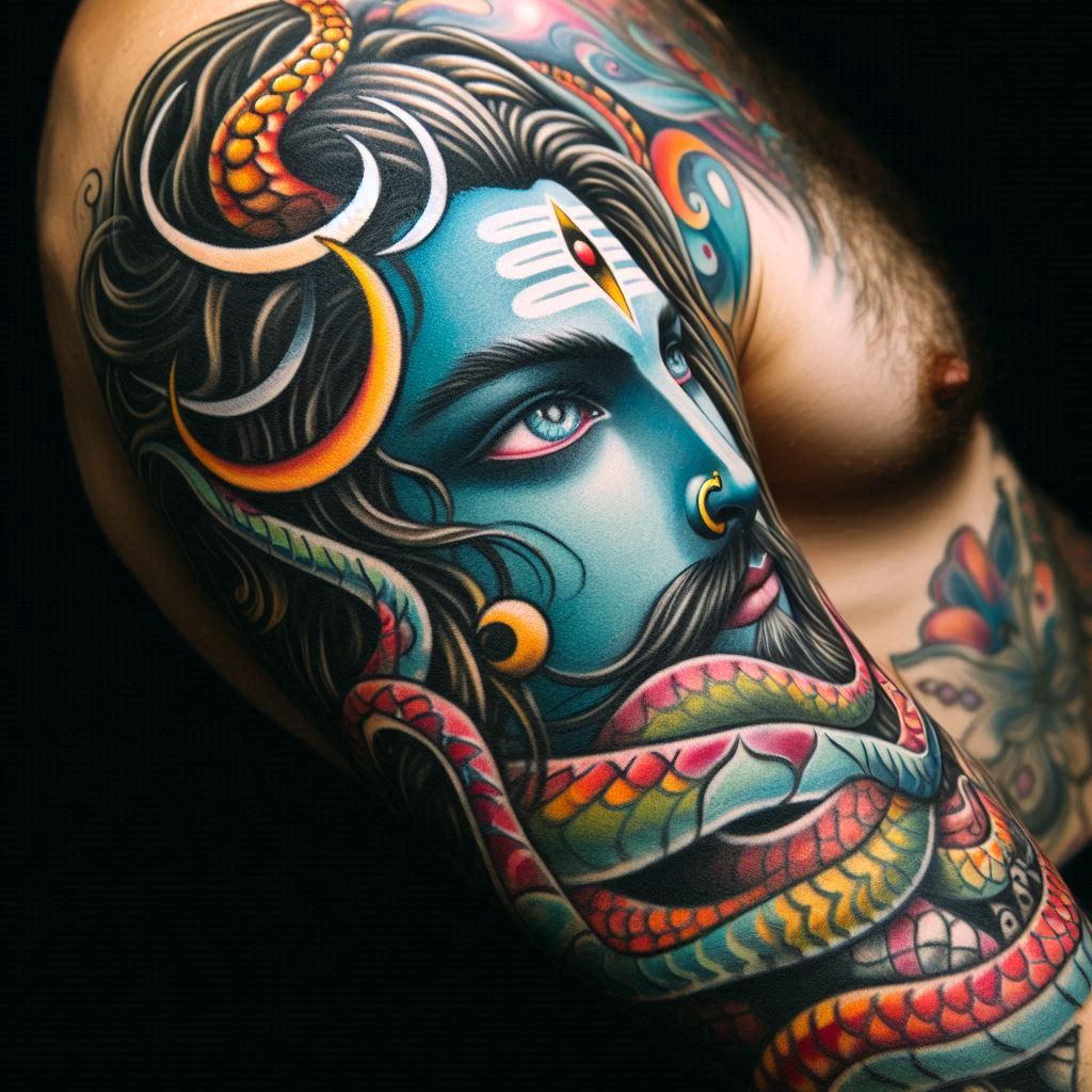 shiva tattoo designs on hand