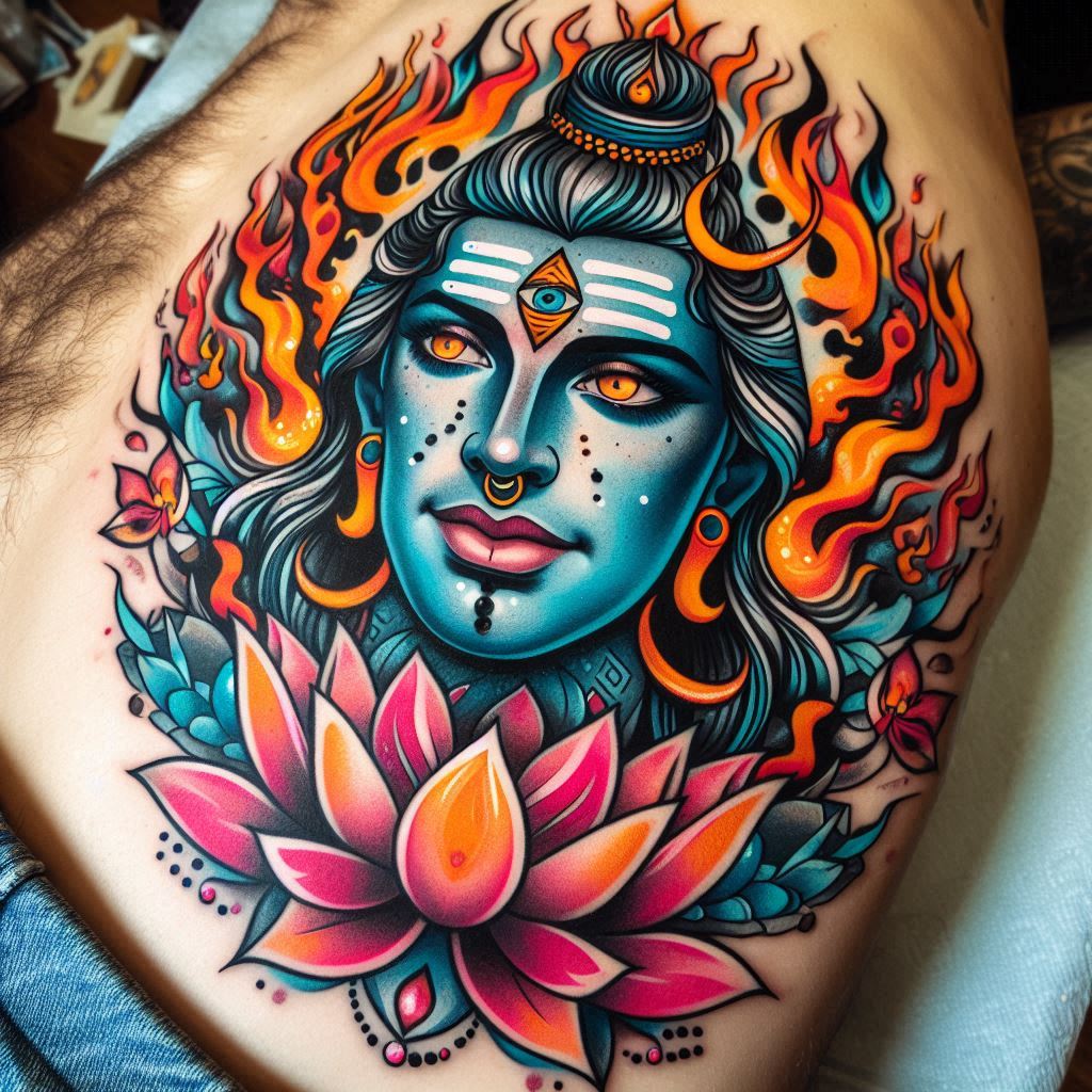 shiva tattoo designs
