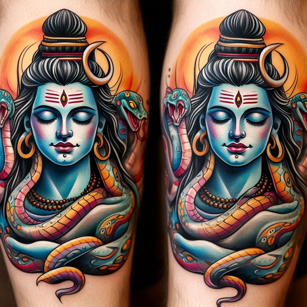 shiva tattoo forearm