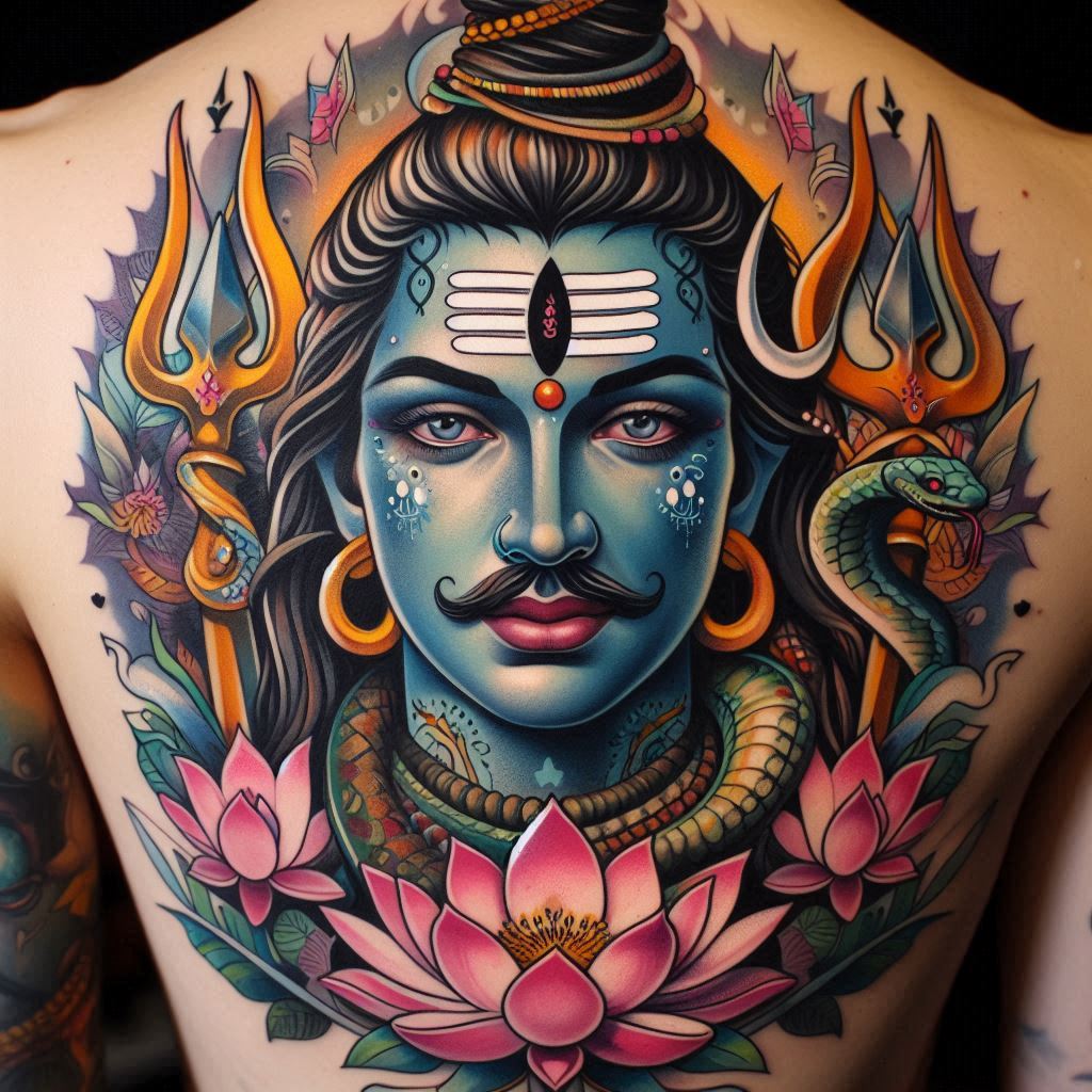 shiva tattoo hand