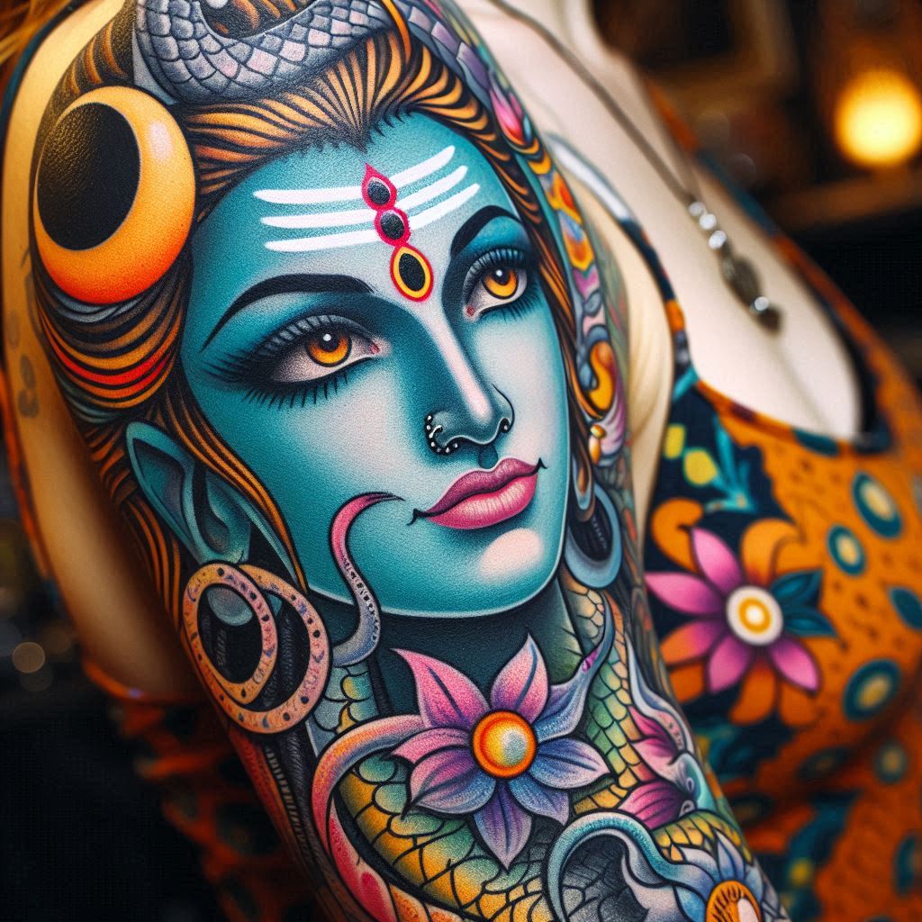 shiva tattoo images