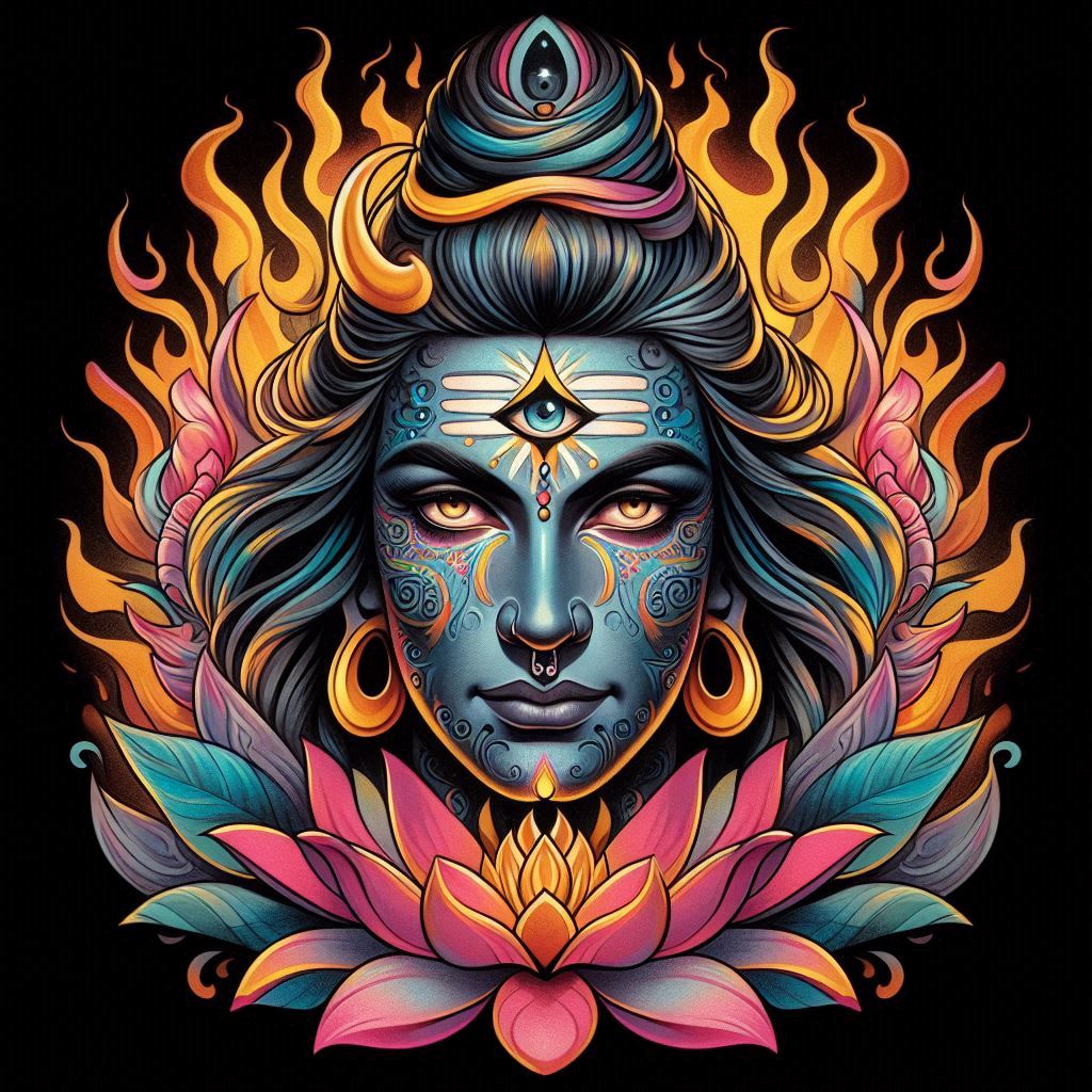 shiva tattoo small