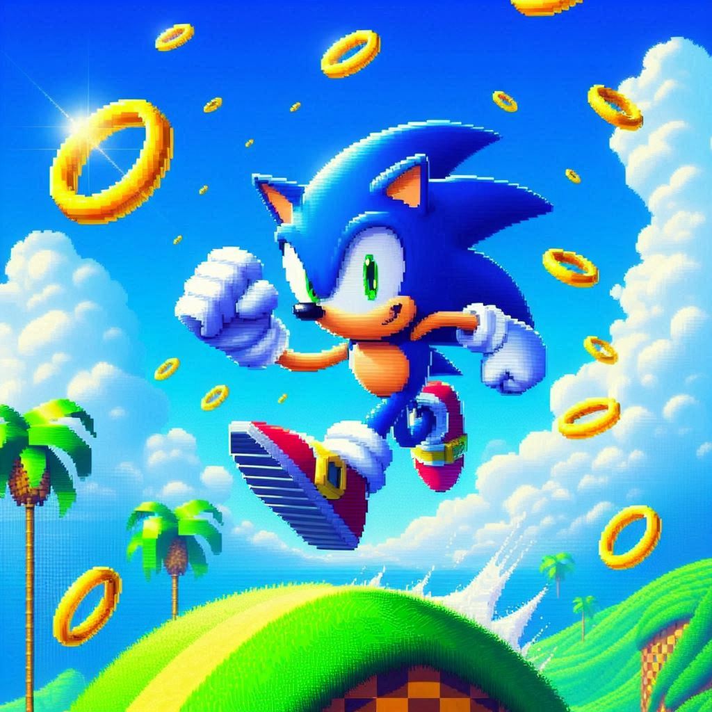 sonic channel wallpaper