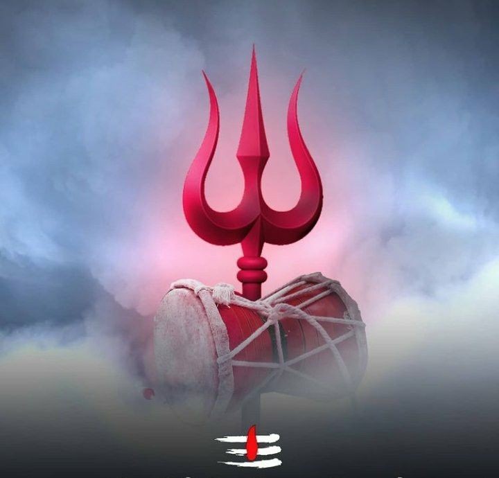 trishul damru locket