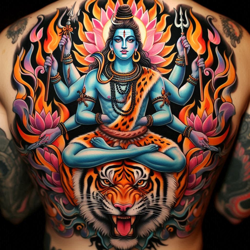 virat kohli shiva tattoo
