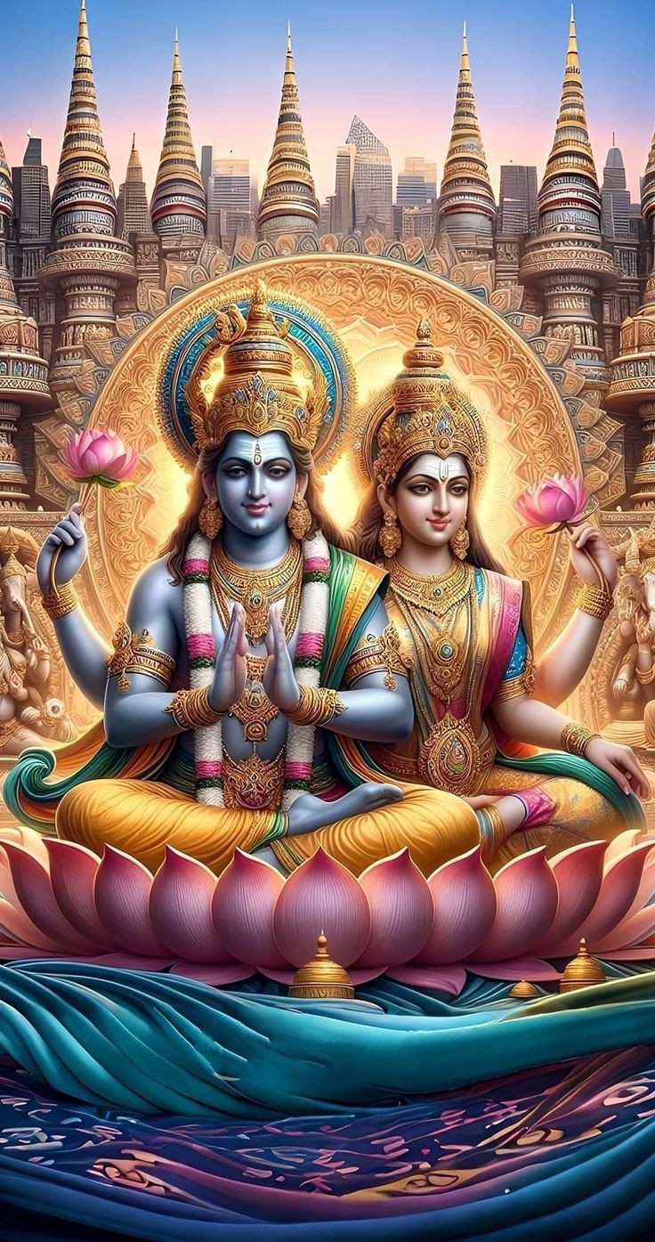 vishnu bhagwan lakshmi ji ki photo