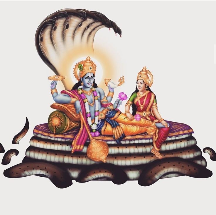 vishnu lakshmi ki photo